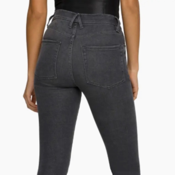 Good American Good Legs Low Rise Skinny Jeans - Black204 - Picture 2 of 9